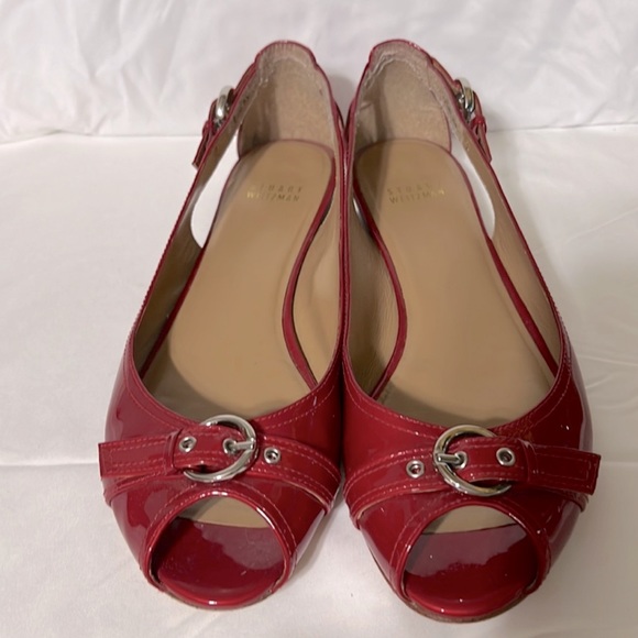 Stuart Weitzman red patent shoes 👠 - Picture 1 of 11
